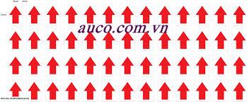 Giấy nhãn Tomy A5 mũi tên đi lên